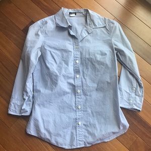 Women’s JCrew White Striped Shirt Size Small NWOT